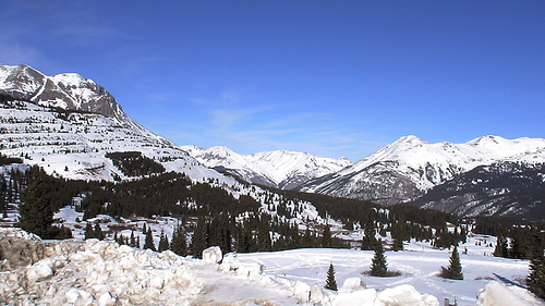 Photo of mountains near Fort Lewis College in Durango